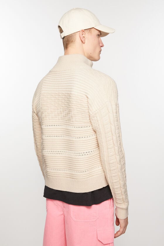 Acne Studios Strickjacke aus Patchwork-Strick Unisex 2025