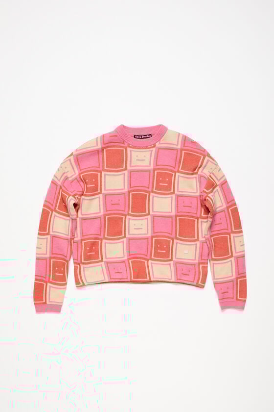 Acne Studios Jacquard-Pullover mit Rundhalsausschnitt Unisex Online