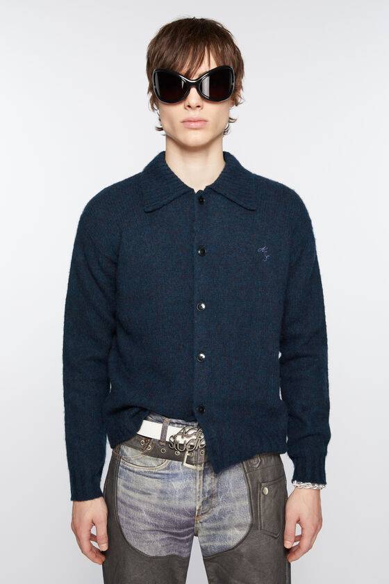 Acne Studios Polo-Cardigan aus Wolle Angebote