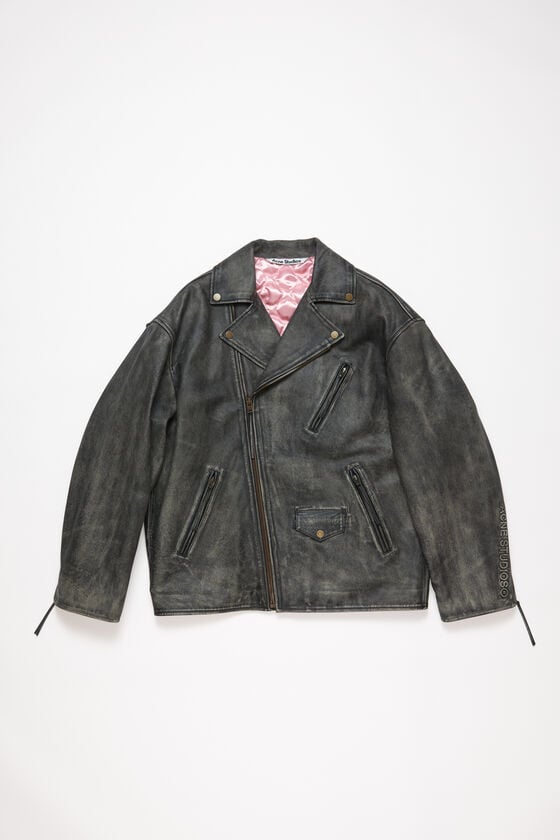 Acne Studios Biker-Lederjacke Exklusivangebot