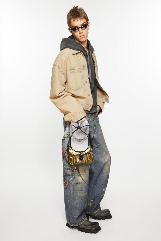 Acne Studios Jeansjacke - Oversized Croppped Fit Black Friday