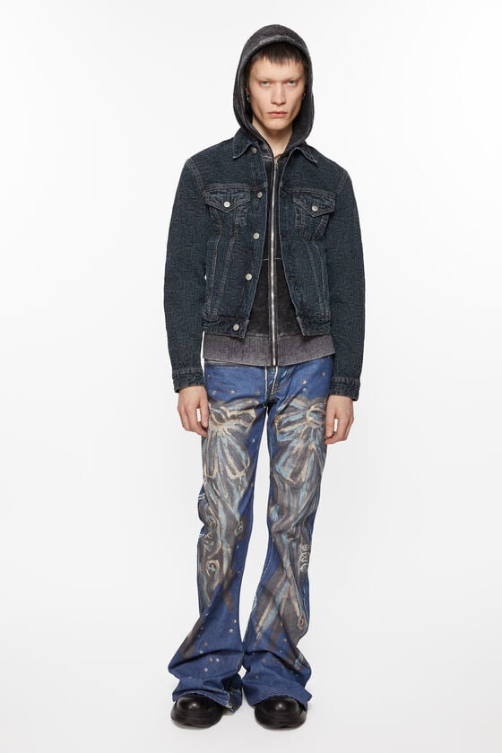 Acne Studios Jeansjacke - Normale verkürzte Passform Muttertagsangebot