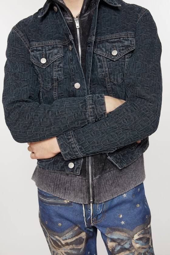 Acne Studios Jeansjacke - Normale verkürzte Passform Muttertagsangebot