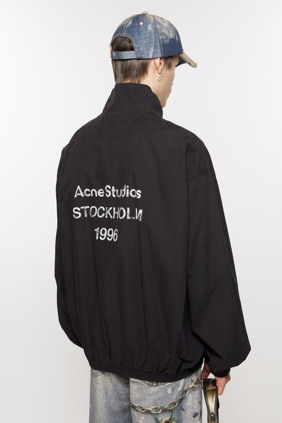 Acne Studios Jacke mit Reißverschluss und Logo Valentinstagsangebot