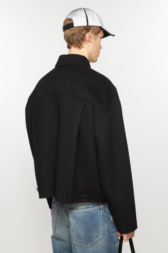 Acne Studios Jacke mit Reißverschluss aus Wolle Jubiläumsangebot