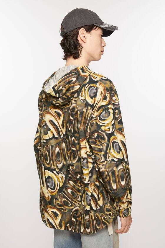 Acne Studios Kapuzen-Jacke mit Logo Top Angebot