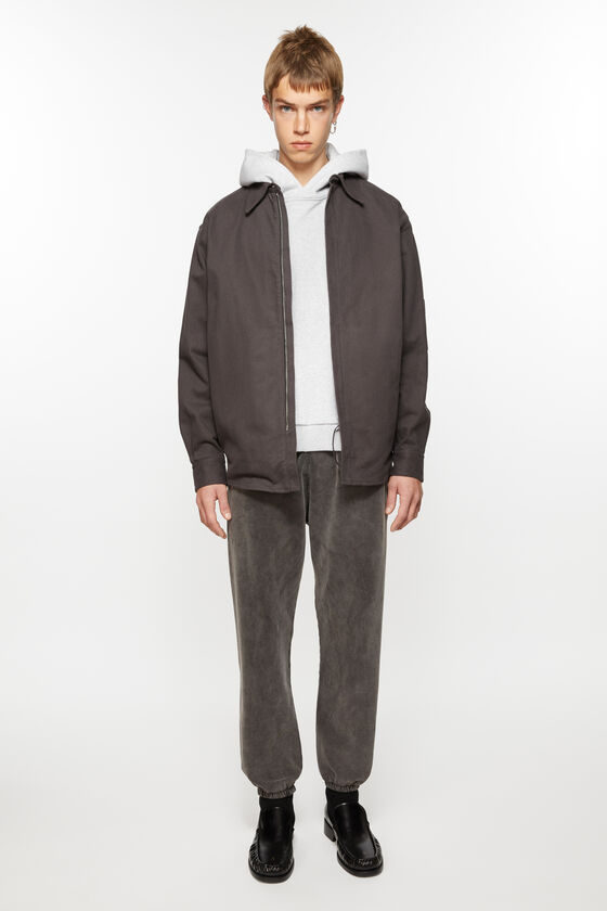 Acne Studios Twill Zipper Overshirt Jacke Exklusive Angebote