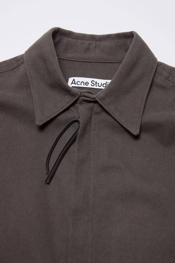 Acne Studios Twill Zipper Overshirt Jacke Exklusive Angebote