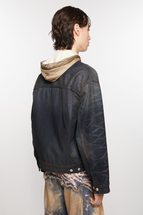 Acne Studios Jeansjacke – Übergroße Passform Neuheiten