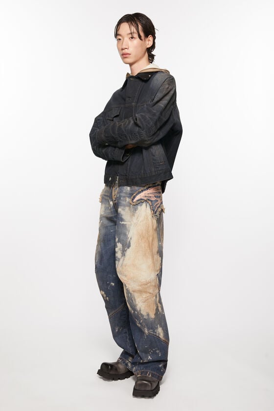Acne Studios Jeansjacke – Übergroße Passform Neuheiten
