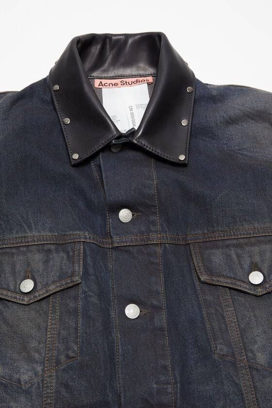 Acne Studios Jeansjacke – Übergroße Passform Neuheiten