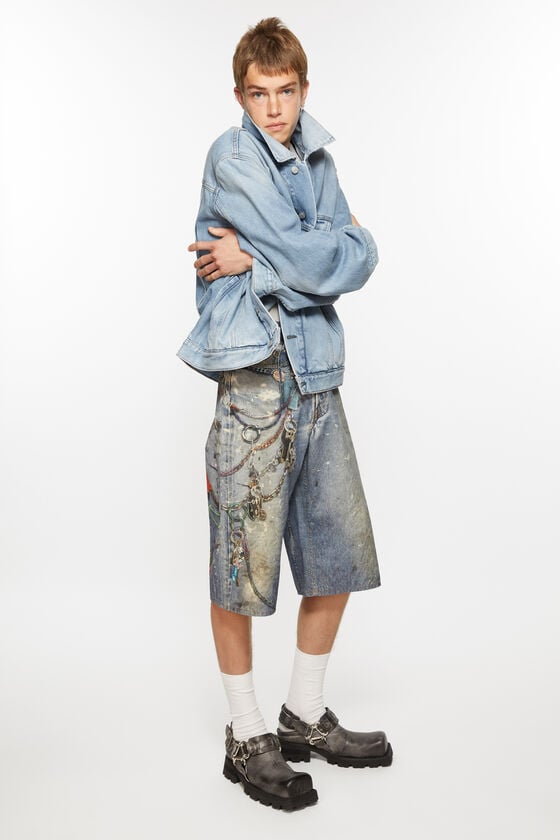 Acne Studios Jeansjacke – entspannte Passform Räumungsverkauf