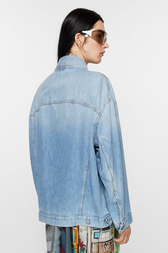 Acne Studios Denimjacke – Oversized Unisex-Passform Kostenlose Rückgabe