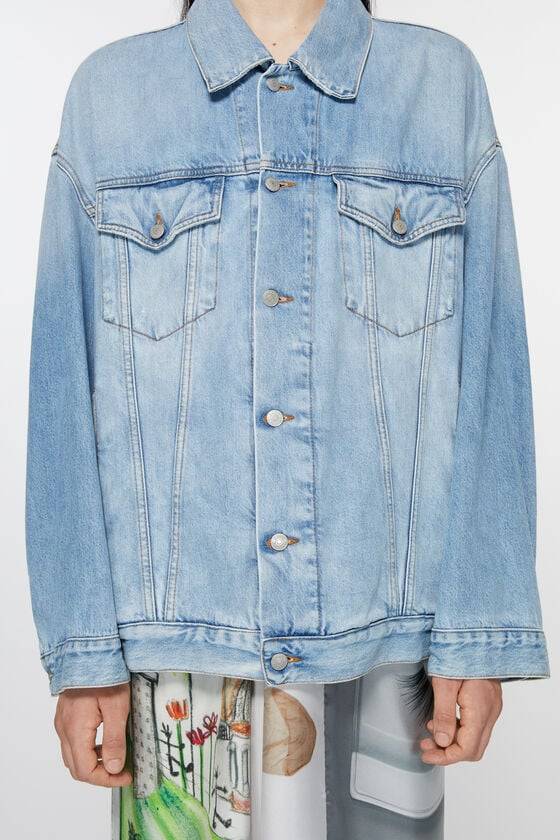 Acne Studios Denimjacke – Oversized Unisex-Passform Kostenlose Rückgabe