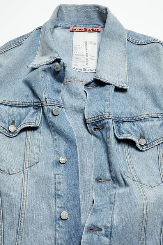 Acne Studios Denimjacke – Oversized Unisex-Passform Kostenlose Rückgabe