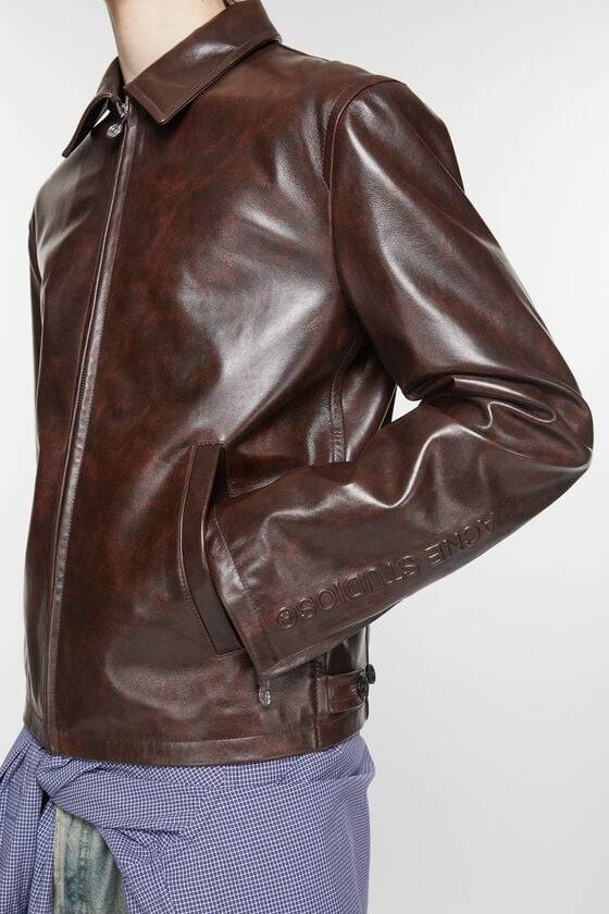 Acne Studios Lederjacke Begrenzte Freigabe