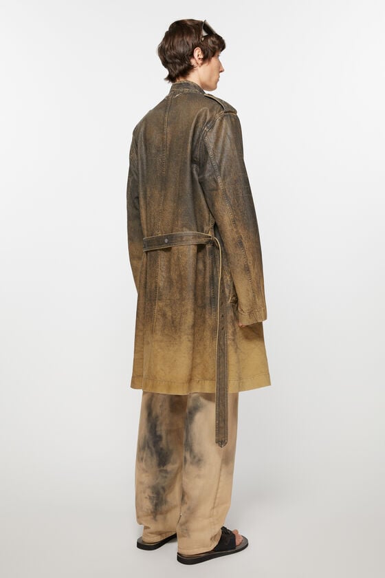 Acne Studios Jeansmantel mit Gürtel Neueste Stile