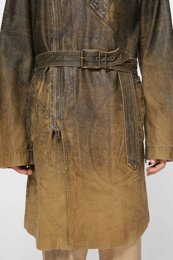 Acne Studios Jeansmantel mit Gürtel Neueste Stile