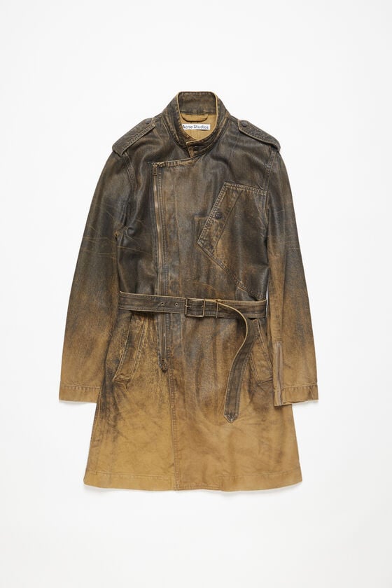 Acne Studios Jeansmantel mit Gürtel Neueste Stile