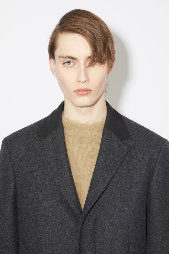 Acne Studios Einreihiger Mantel aus Woll-Mix Bis zu 60% Rabatt