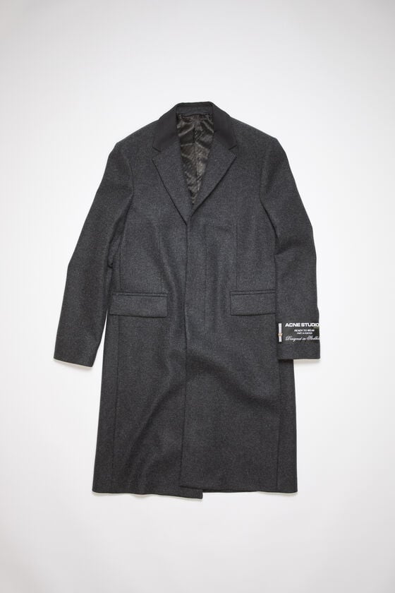 Acne Studios Einreihiger Mantel aus Woll-Mix Bis zu 60% Rabatt