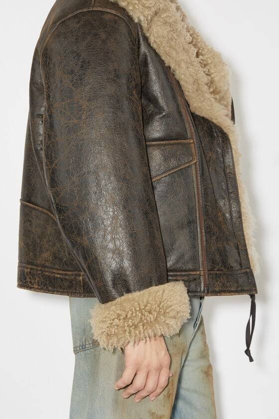 Acne Studios Lammfelljacke Bis zu 65% Rabatt
