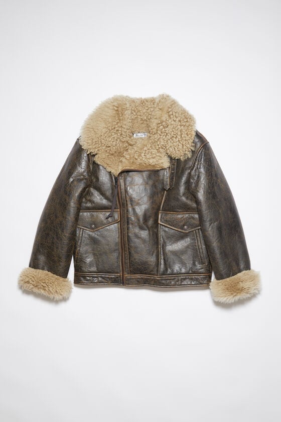 Acne Studios Lammfelljacke Bis zu 65% Rabatt