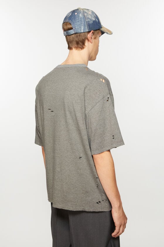Acne Studios Logo-T-Shirt – lockere Passform Sonderangebot der Fabrik