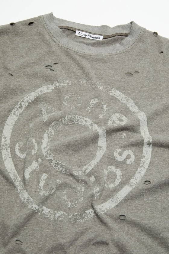 Acne Studios Logo-T-Shirt – lockere Passform Sonderangebot der Fabrik