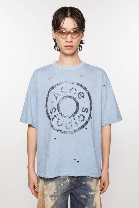 Acne Studios Logo-T-Shirt – lockere Passform Bis zu 55% Rabatt