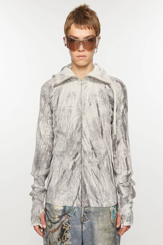 Acne Studios Gefärbter Pullover mit Reißverschluss Discount Store für neue Produkte