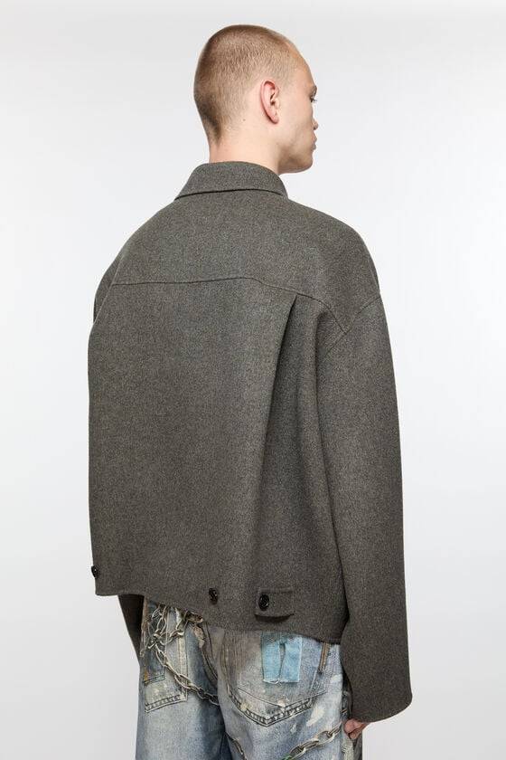 Acne Studios Wool zipper jacket Super Rabatt