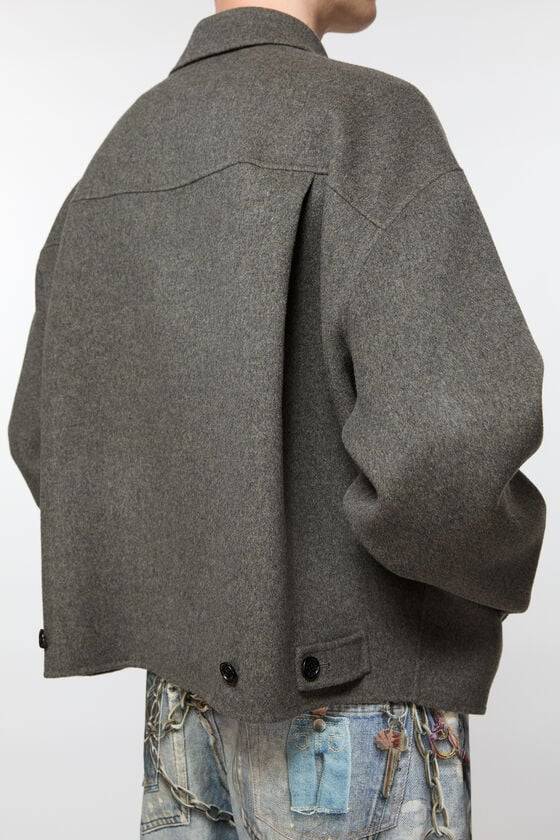 Acne Studios Wool zipper jacket Super Rabatt