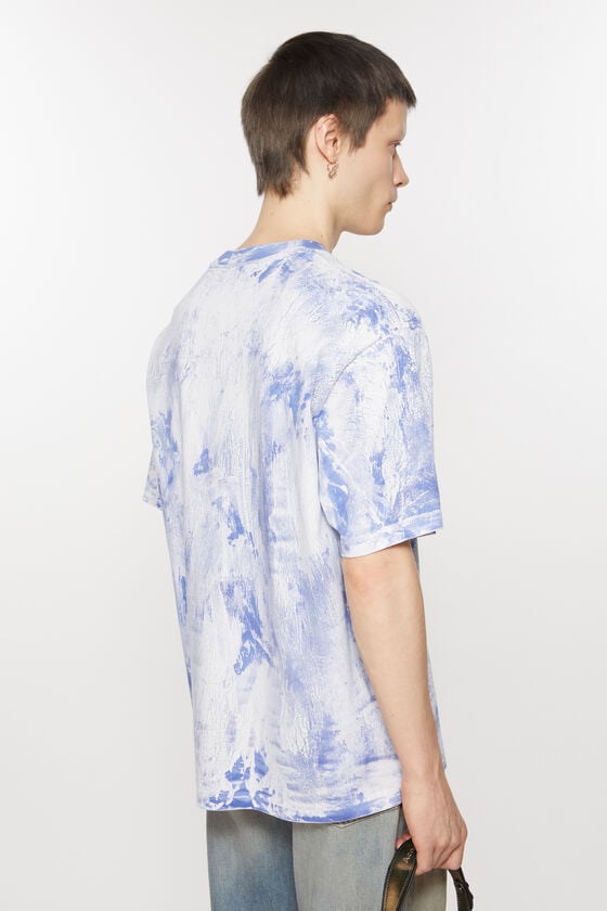 Acne Studios T-Shirt mit Gipsaufdruck 50% Rabatt mit kostenlosem Versand