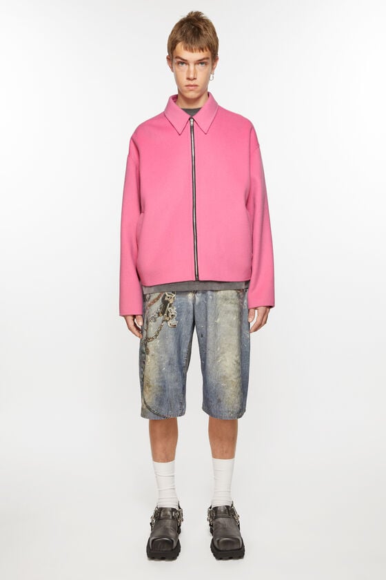Acne Studios Jacke mit Reißverschluss aus Wolle Fabrikladen