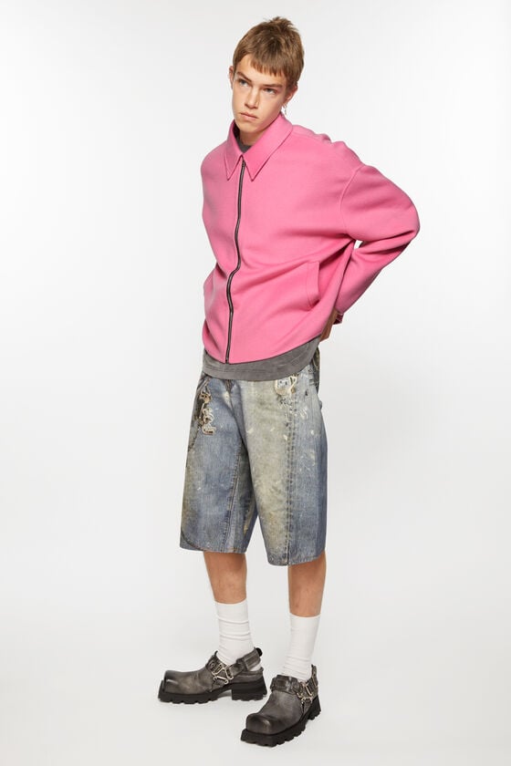 Acne Studios Jacke mit Reißverschluss aus Wolle Fabrikladen