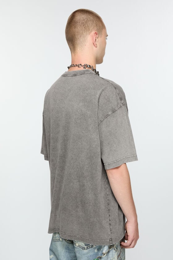 Acne Studios Verschwommenes Logo-T-Shirt - Entspannte Unisex-Passform Black Friday Preise