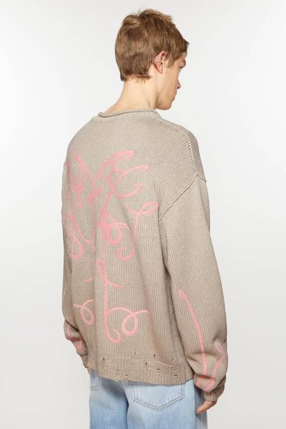 Acne Studios Bedruckter Pullover 50% Rabatt für begrenzte Zeit