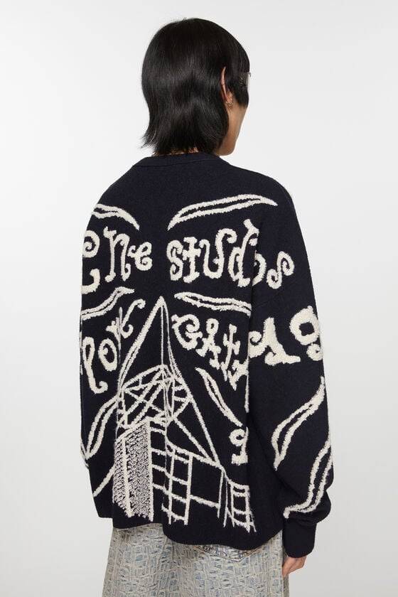 Acne Studios Pullover mit Jacquard-Logo 2025