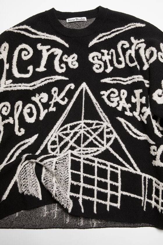 Acne Studios Pullover mit Jacquard-Logo 2025