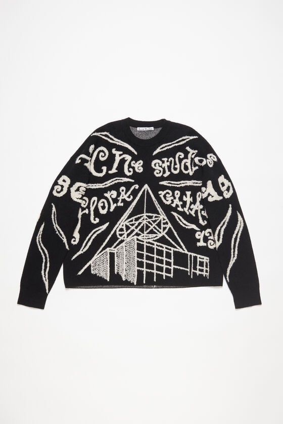 Acne Studios Pullover mit Jacquard-Logo 2025