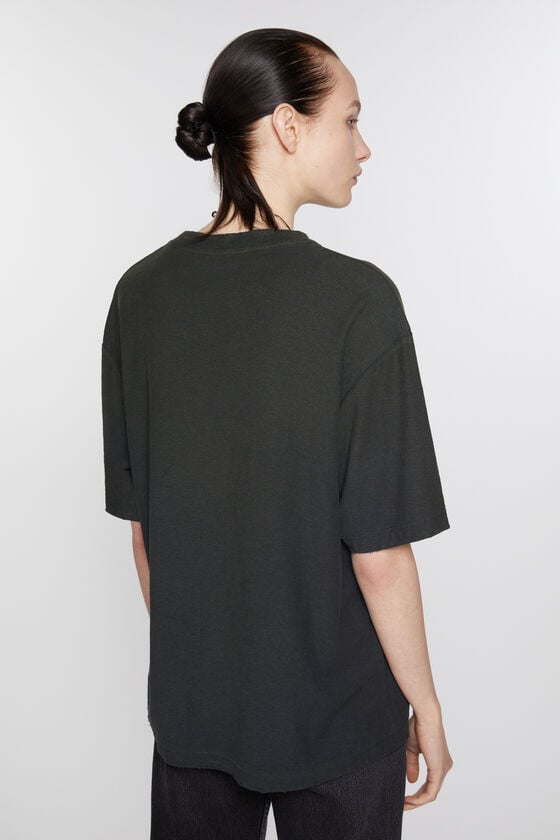 Acne Studios Logo-T-Shirt – lockere Passform Hotsell