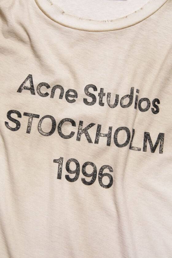 Acne Studios Logo-T-Shirt – lockere Passform Schlussverkauf