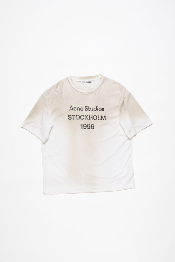 Acne Studios Logo-T-Shirt – lockere Passform Schlussverkauf