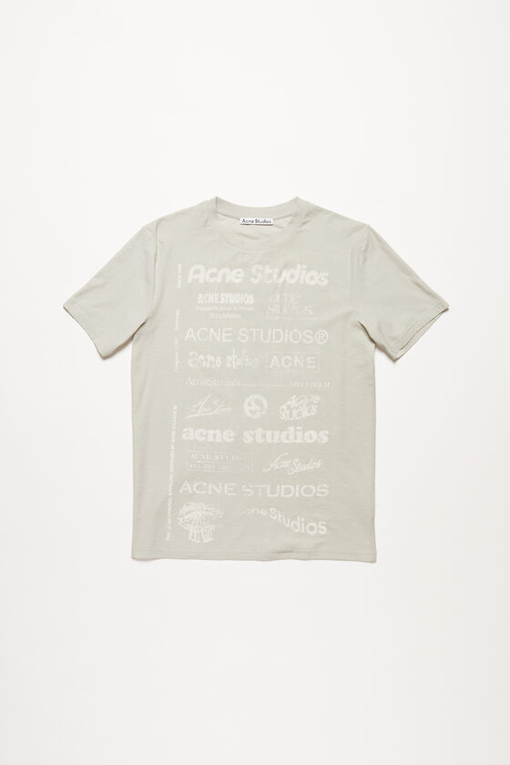 Acne Studios Logo-T-Shirt – lockere Passform Günstiger Verkauf