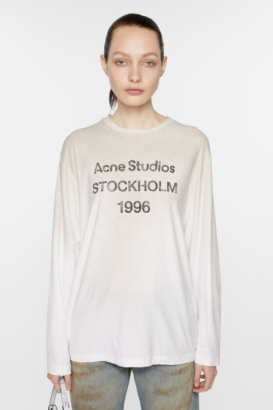 Acne Studios Logo-T-Shirt – lockere Passform Fabrikpreis
