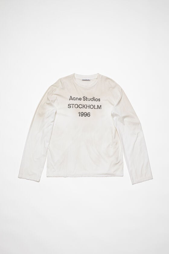 Acne Studios Logo-T-Shirt – lockere Passform Fabrikpreis