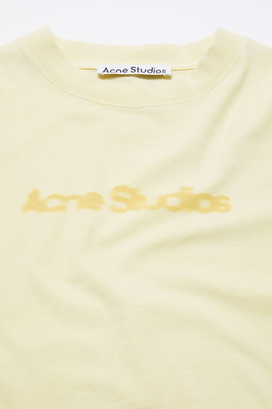Acne Studios Verschwommenes Logo-T-Shirt - Entspannte Unisex-Passform Versandkostenfrei
