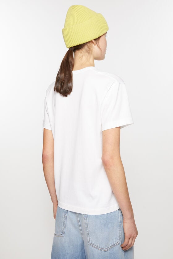 Acne Studios T-Shirt mit Rundhalsausschnitt - Normale Passform Unisex Lagerräumung