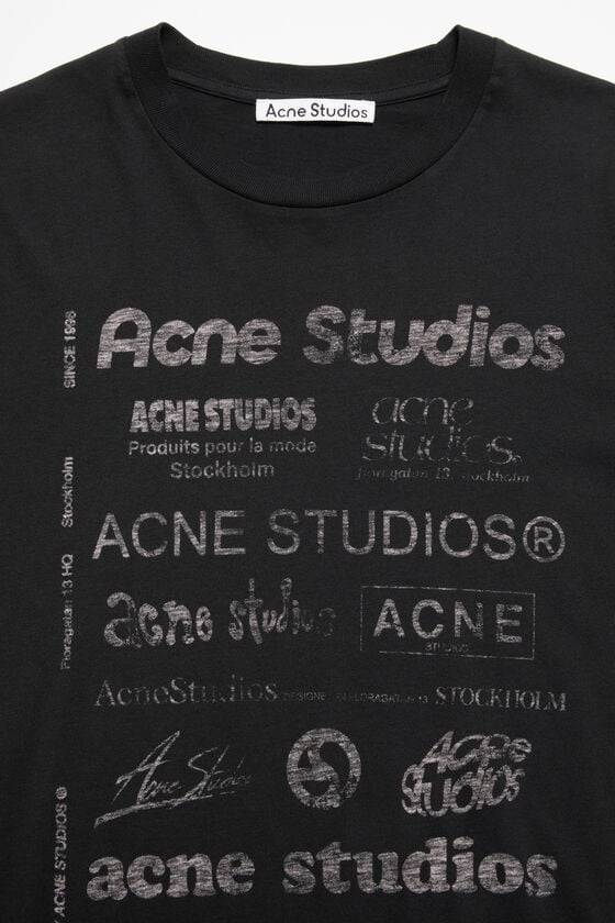 Acne Studios Logo-T-Shirt – lockere Passform Blitzangebot